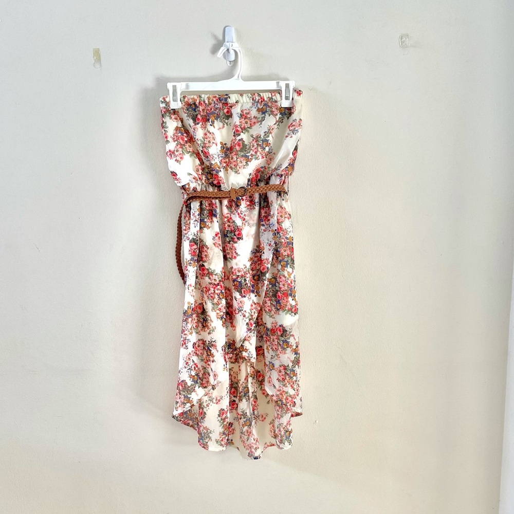 Poetry Women’s High Low Belted Dress Size S